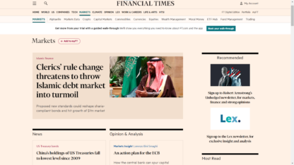 The Financial Times Digital Premium |  Insights Analysis Markets | Economics & Global Business Trends - Image 2