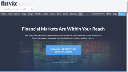 Finviz Elite | Financial Visualizations | Stock Market Analysis & Tools for Investors - Image 2