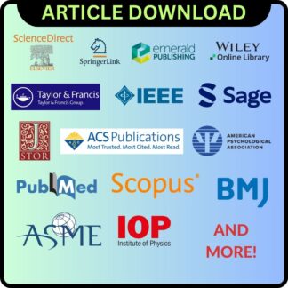 Article Download | Springer link | IEEE | Emerald | Pubmed | BMJ | Wiley Online Library | ScienceDirect